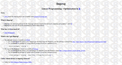 Desktop Screenshot of linprog.r-forge.r-project.org