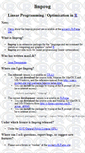 Mobile Screenshot of linprog.r-forge.r-project.org