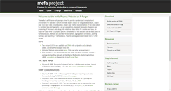 Desktop Screenshot of mefa.r-forge.r-project.org