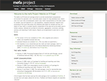 Tablet Screenshot of mefa.r-forge.r-project.org