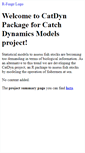 Mobile Screenshot of catdyn.r-forge.r-project.org