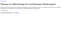Tablet Screenshot of catdyn.r-forge.r-project.org