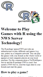 Mobile Screenshot of gamesnws.r-forge.r-project.org