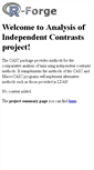 Mobile Screenshot of caic.r-forge.r-project.org